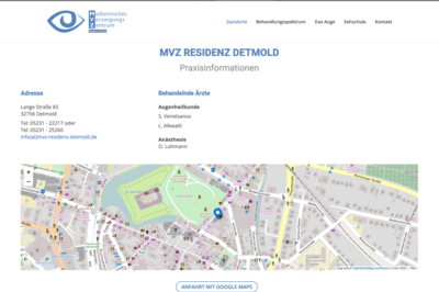 [Translate to English:] Medizinisches Versorgungszentrum Residenz - mvz-residenz.de