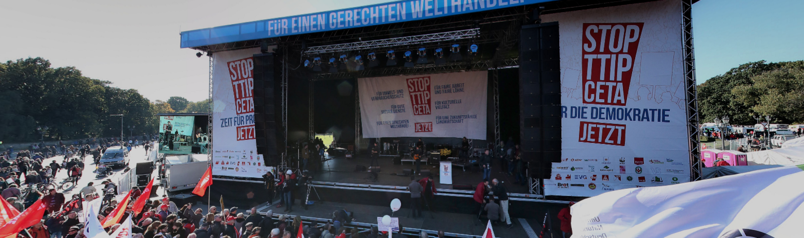 Demo gegen TTIP on Berlin