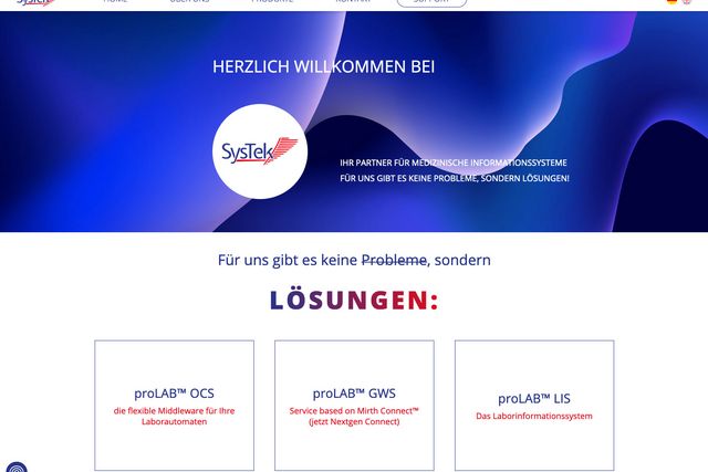 SysTek with new website
